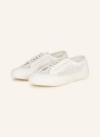 SUPERGA Sneaker mit Lochspitze, Farbe: WEISS/ CREME (Bild 1)