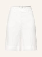 LUISA CERANO Shorts with linen, Color: WHITE (Image 1)