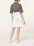 LUISA CERANO Shorts with linen, Color: WHITE (Image 1)
