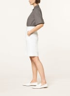 LUISA CERANO Shorts with linen, Color: WHITE (Image 1)
