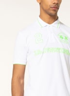 LA MARTINA Poloshirt , Farbe: WEISS/ NEONGRÜN (Bild 1)