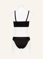 MOSCHINO Bralette bikini top GOLDEN BUCKLE, Color: BLACK (Image 1)