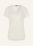 REPEAT T-Shirt aus Leinen, Farbe: WEISS/ GRÜN (Bild 1)