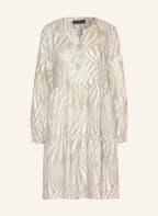 REPEAT Leinenkleid, Farbe: WEISS/ GRAU (Bild 1)