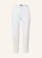 CAMBIO 7/8-Chino KRYSTAL mit Leinen , Farbe: HELLGRAU (Bild 1)