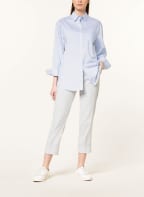 CAMBIO 7/8-Chino KRYSTAL mit Leinen , Farbe: HELLGRAU (Bild 1)