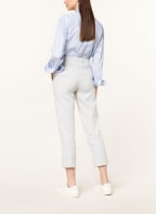 CAMBIO 7/8-Chino KRYSTAL mit Leinen , Farbe: HELLGRAU (Bild 1)