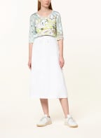 MARC CAIN Rock mit Leinen, Farbe: 110 off (Bild 1)