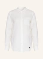 WEEKEND MaxMara Hemdbluse FORTUNA aus Leinen, Farbe: WEISS (Bild 1)