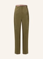 MaxMara STUDIO Wide leg pants POLIS, Color: OLIVE (Image 1)