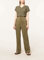 MaxMara STUDIO Wide leg pants POLIS, Color: OLIVE (Image 1)
