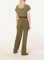MaxMara STUDIO Wide leg pants POLIS, Color: OLIVE (Image 1)