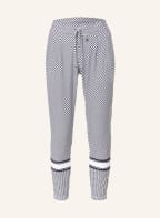 SEDUCTIVE Hose PRUNA im Jogging-Stil, Farbe: WEISS/ DUNKELBLAU (Bild 1)