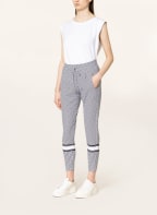 SEDUCTIVE Hose PRUNA im Jogging-Stil, Farbe: WEISS/ DUNKELBLAU (Bild 1)