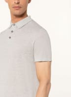 JOOP! Strick-Poloshirt mit Leinen, Farbe: HELLGRAU (Bild 1)