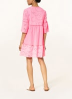 FRIEDA & FREDDIES Kleid aus Lochspitze mit 3/4-Arm, Farbe: NEONPINK (Bild 1)