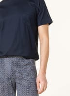 mey Shorty-Schlafanzug Serie BILUND, Farbe: DUNKELBLAU/ WEISS (Bild 1)