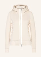No.1 Como Sweatjacke TERNI im Materialmix , Farbe: CREME (Bild 1)