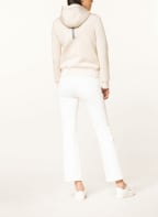 No.1 Como Sweatjacke TERNI im Materialmix , Farbe: CREME (Bild 1)