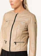 MILESTONE Lederjacke NINA, Farbe: BEIGE (Bild 1)