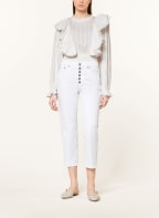 Dondup 7/8 jeans KOONS with decorative gems , Color: WHITE (Image 1)