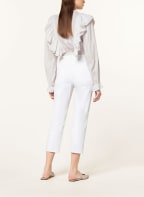 Dondup 7/8 jeans KOONS with decorative gems , Color: WHITE (Image 1)