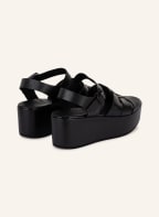 SHABBIES AMSTERDAM Platform sandals, Color: BLACK (Image 1)