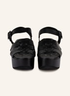 SHABBIES AMSTERDAM Platform sandals, Color: BLACK (Image 1)