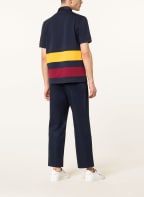 FRED PERRY Poloshirt Regular Fit, Farbe: DUNKELBLAU/ DUNKELGELB/ DUNKELROT (Bild 1)