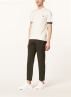 FRED PERRY Strick-Poloshirt Regular Fit, Farbe: CREME/ DUNKELBLAU (Bild 1)