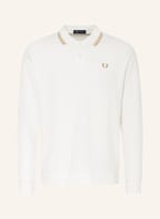 FRED PERRY Poloshirt im Materialmix, Farbe: ECRU (Bild 1)