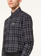 FRED PERRY Hemd Regular Fit, Farbe: SCHWARZ/ GRAU/ BLAU (Bild 1)