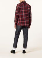 FRED PERRY Koszula regular fit, Kolor: CIEMNOCZERWONY/ CZARNY/ BIAŁY (Obrazek 1)