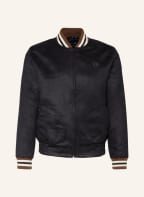 FRED PERRY Blouson in Lederoptik, Farbe: SCHWARZ (Bild 1)