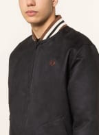 FRED PERRY Blouson in Lederoptik, Farbe: SCHWARZ (Bild 1)