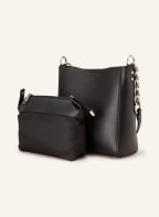 SEIDENFELT Hobo-Bag, Farbe: SCHWARZ (Bild 1)