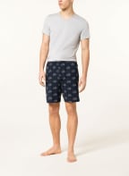mey Lounge-Shorts Serie MYMODERNS, Farbe: DUNKELBLAU/ GRAU (Bild 1)