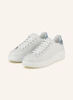 NO CLAIM Sneaker AMY 2 mit Nieten, Farbe: WEISS/ HELLBLAU (Bild 1)