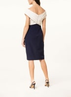 LAUREN RALPH LAUREN Cocktail dress IRENE, Color: DARK BLUE/ ECRU (Image 1)