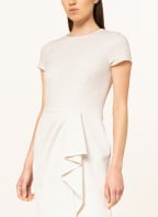 LAUREN RALPH LAUREN Cocktailkleid KREITON mit Pailletten und Volants, Farbe: CREME (Bild 1)