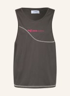 7 DAYS ACTIVE Tank top NOLAN made of mesh, Color: DARK GRAY (Image 1)