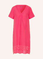 Princess GOES HOLLYWOOD Leinenkleid mit Lochspitze, Farbe: PINK (Bild 1)