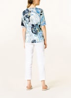 efixelle Blusenshirt, Farbe: WEISS/ DUNKELBLAU/ HELLBLAU (Bild 1)