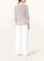 efixelle Shirt mit 3/4-Arm, Farbe: WEISS/ BRAUN (Bild 1)