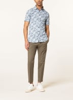 DESOTO Kurzarm-Hemd Slim Fit, Farbe: GRÜN/ HELLBLAU/ ECRU (Bild 1)