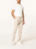 EDUARD DRESSLER Anzughose Shaped Fit mit Leinen, Farbe: 072 BEIGE (Bild 1)