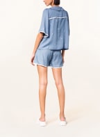ICHI Bluse IRCOLETTE mit Stickereien, Farbe: HELLBLAU (Bild 1)