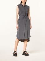 ICHI Hemdblusenkleid IHGRETA, Farbe: DUNKELGRAU (Bild 1)