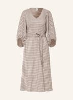 ICHI Kleid IHJUNCA mit 3/4-Arm, Farbe: BEIGE/ SCHWARZ (Bild 1)