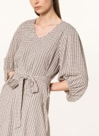 ICHI Kleid IHJUNCA mit 3/4-Arm, Farbe: BEIGE/ SCHWARZ (Bild 1)